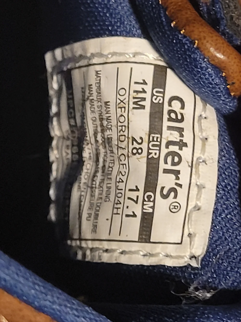 Carter's Brown Brogue-Style Kids Dress Shoes